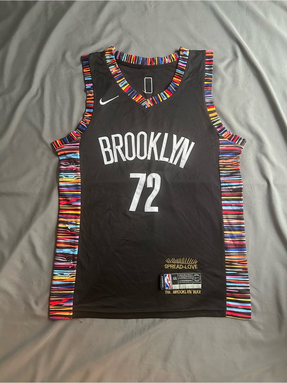 Authentic Nike / NBA / Brooklyn Nets / Biggie Smalls Memorabilia Swingman Jersey